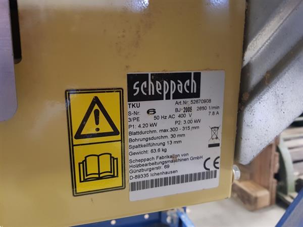 Grote foto scheppach tku cirkelzaag tafelzaag 400v bj 2005 doe het zelf en verbouw zaagmachines