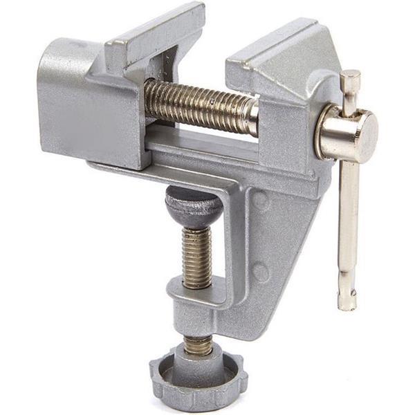 Grote foto bankschroef 40 mm met tafelklem doe het zelf en verbouw gereedschappen en machines