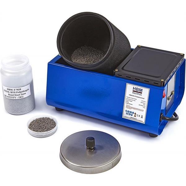 Grote foto mini polijsttrommel doe het zelf en verbouw gereedschappen en machines