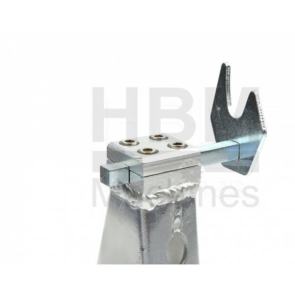 Grote foto zwarte professionele gp paddockstand voor het achterwiel auto onderdelen auto gereedschap