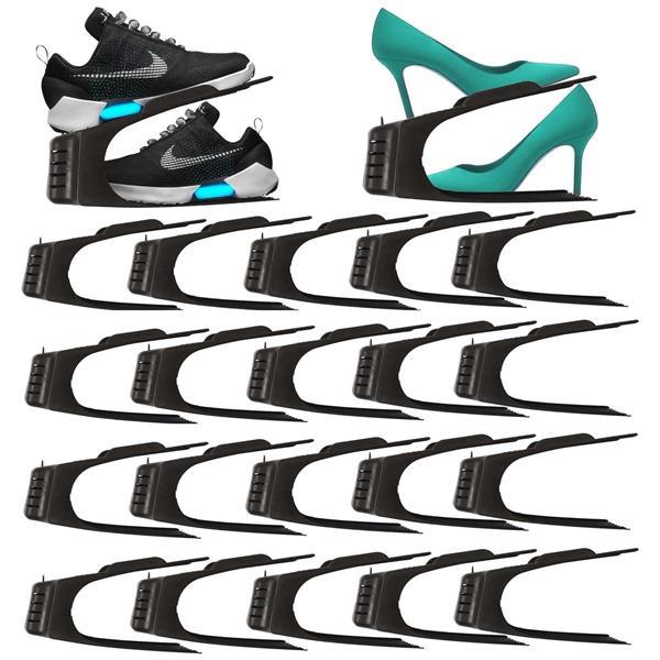 Grote foto 20 schoenopbergers kunststof zwart huis en inrichting woningdecoratie