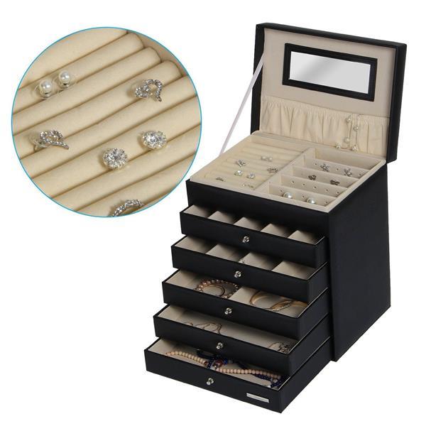 Grote foto sieradenkist met ge ntegreerde spiegel huis en inrichting woningdecoratie