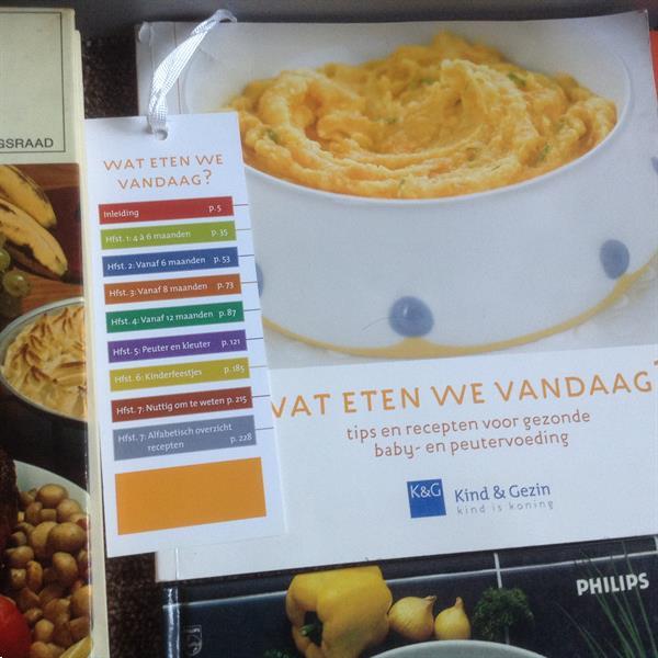 Grote foto kookboeken met meus peutervoeding fit tips boeken kookboeken