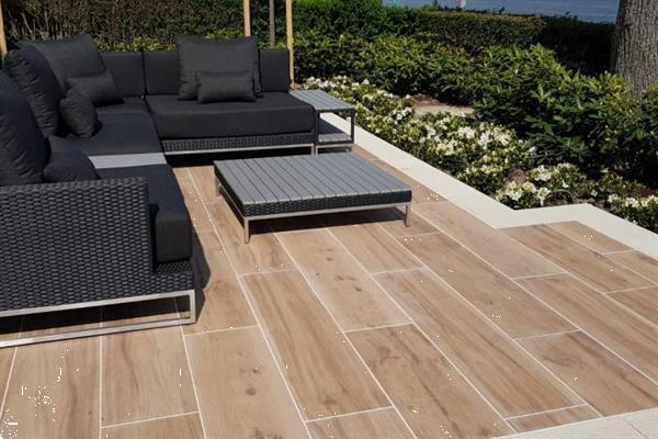 Grote foto strak design loungeset met rvs onderstel zwart. tuin en terras tuinmeubelen