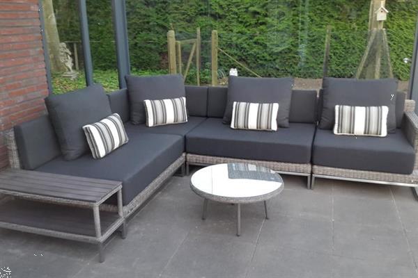 Grote foto loungeset zelf samenstellen grijs met tafel nieuw. tuin en terras tuinmeubelen