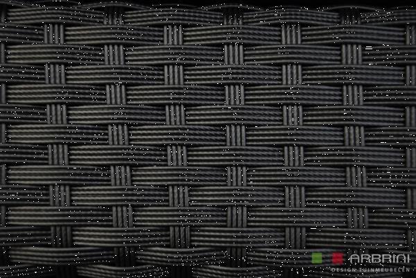 Grote foto design lounge ligbed verstelbaar zwart wicker tuin en terras tuinmeubelen