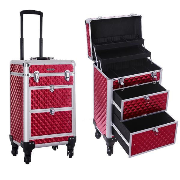 Grote foto cosmeticakoffer visagiekoffer kapperskoffer beauty en gezondheid make up sets