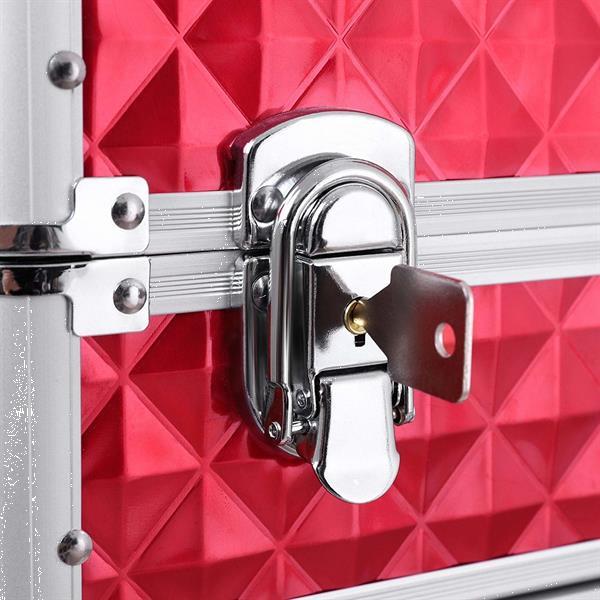 Grote foto cosmeticakoffer visagiekoffer kapperskoffer beauty en gezondheid make up sets