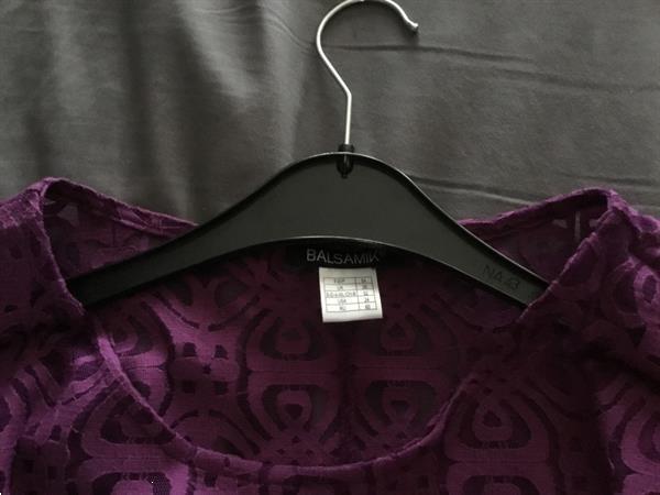 Grote foto brodo rode 2 delige kant jurk kleding dames grote maten