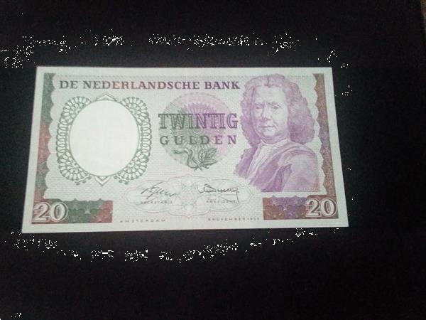 Grote foto 20 gulden 1955 postzegels en munten nederland