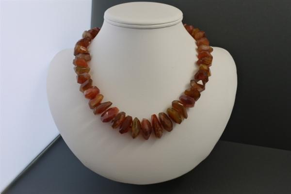 Grote foto collier oorhanger set van kornalijn sieraden tassen en uiterlijk kettingen
