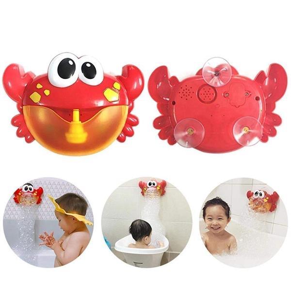 Grote foto bubble crab bubbelmachine badspeelgoed kinderen en baby badjes en verzorging