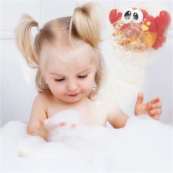 Grote foto bubble crab bubbelmachine badspeelgoed kinderen en baby badjes en verzorging