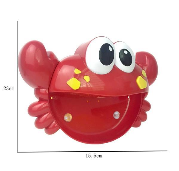 Grote foto bubble crab bubbelmachine badspeelgoed kinderen en baby badjes en verzorging