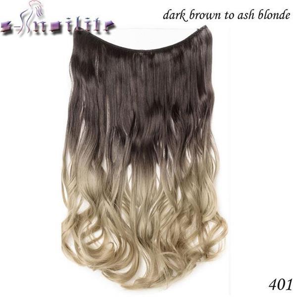 Grote foto s noilite 20 inch invisible wire no clip sieraden tassen en uiterlijk haarverzorging