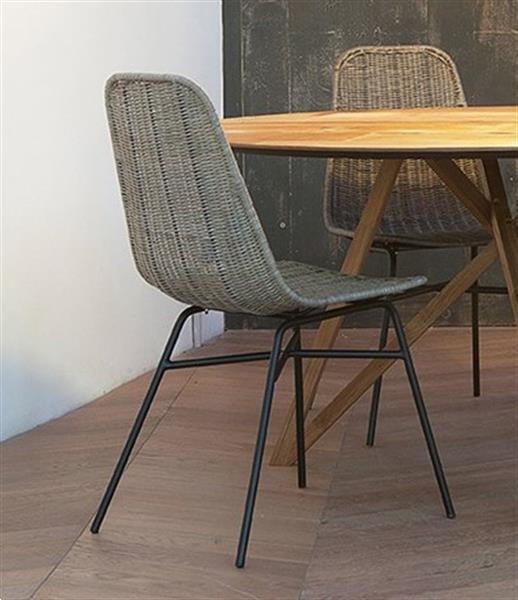Grote foto design stoel avari in rotan plm design huis en inrichting stoelen