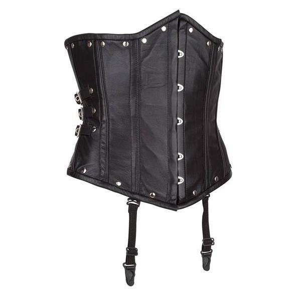 Grote foto echt leren corset model 06 waist cincher t m 10xl kleding dames grote maten