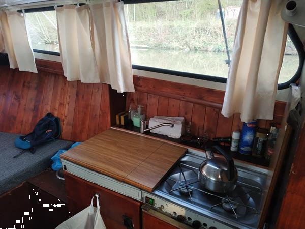 Grote foto klassiek kruizer met douchecabin watersport en boten motorboten en jachten