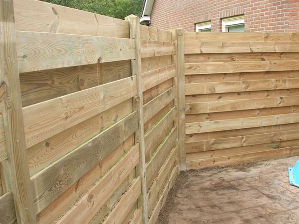 Grote foto schutting doorsteek huzen tuin en terras hekken en schuttingen