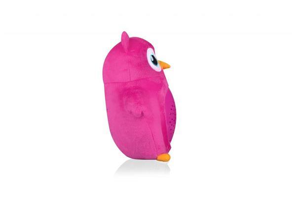 Grote foto muzikale sterrenprojector owl uil roze kinderen en baby complete kinderkamers