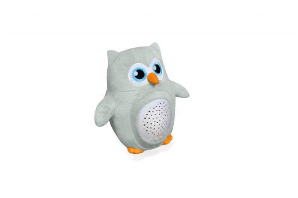 Grote foto muzikale sterrenprojector owl uil grey kinderen en baby complete kinderkamers