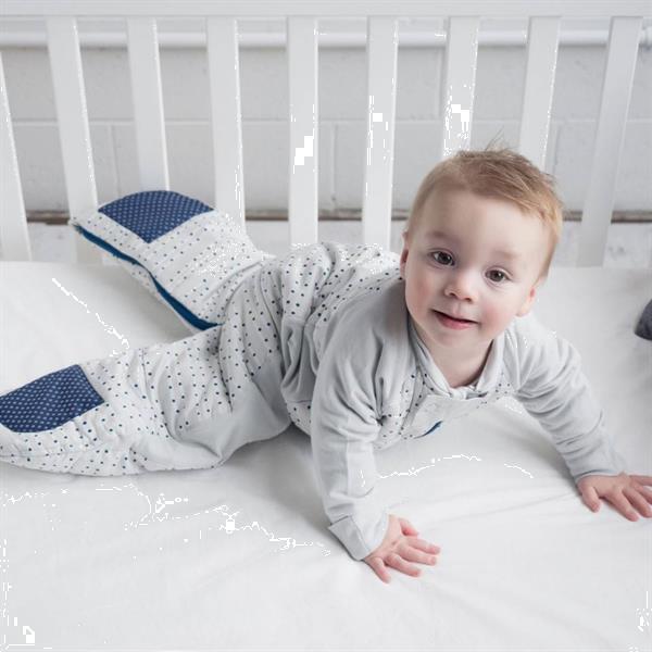 Grote foto sleepsuit organic cotton blue dot jersey winter 2.5 tog kinderen en baby overige