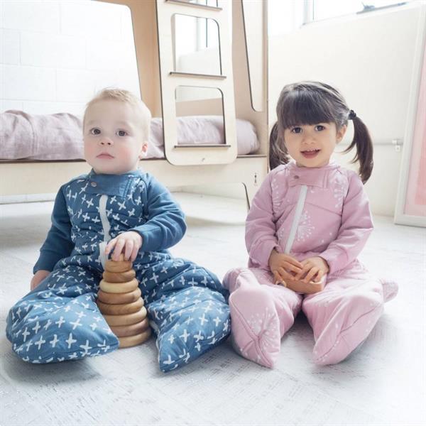 Grote foto sleepsuit organic cotton navy cross jersey winter 3.5 to kinderen en baby overige