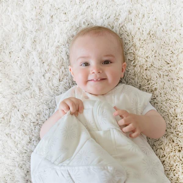 Grote foto organic cotton quilted slaapzak natural stars 2.5 tog kinderen en baby overige