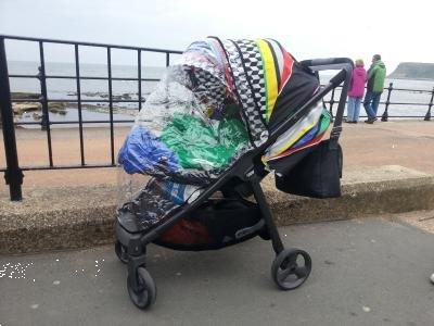 Grote foto armadillo liner stripe all weather kinderwagen buggy kinderen en baby kinderwagens