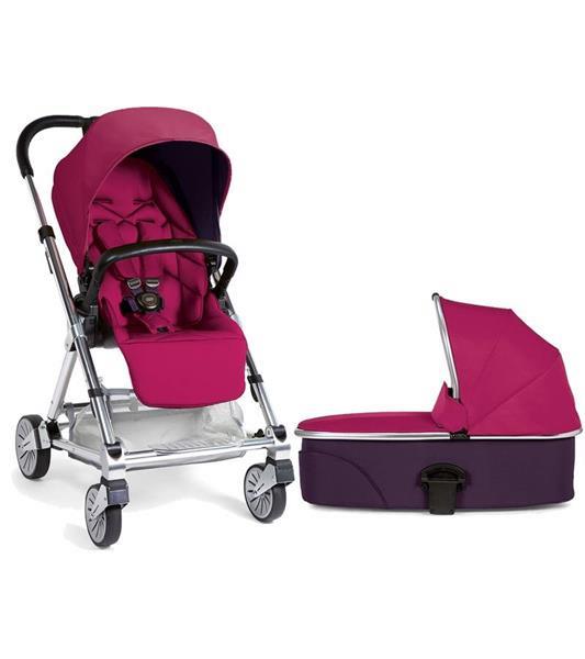 Grote foto urbo2 pink carrycot wieg voor urbo2 kinderwagen kinderen en baby kinderwagens