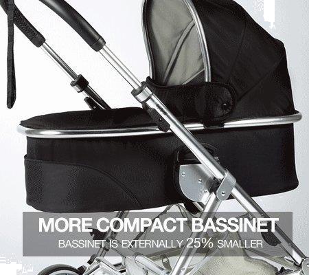 Grote foto urbo2 black carrycot wieg voor urbo2 kinderwagen kinderen en baby kinderwagens