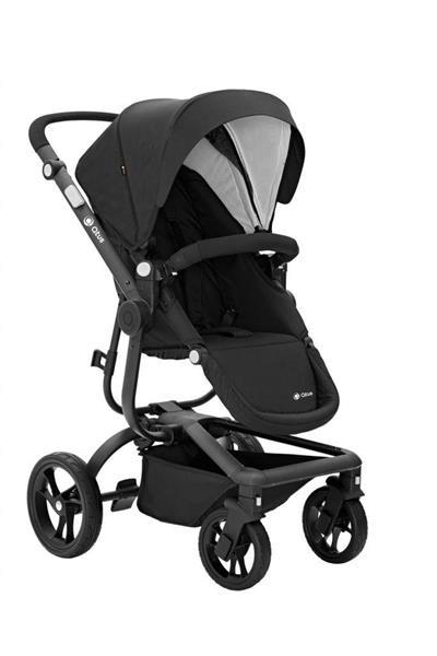 Grote foto spider de ideale all terrain wagen zwart zwart frame kinderen en baby kinderwagens