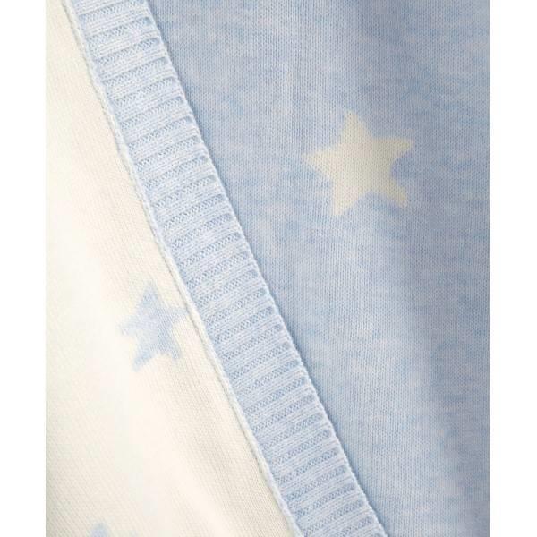 Grote foto gebreid dekentje millie boris blue star 70x90cm kinderen en baby complete kinderkamers