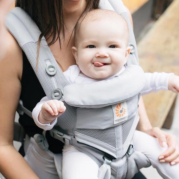 Grote foto babycarrier omni 360 cool air mesh pearl grey kinderen en baby overige babyartikelen