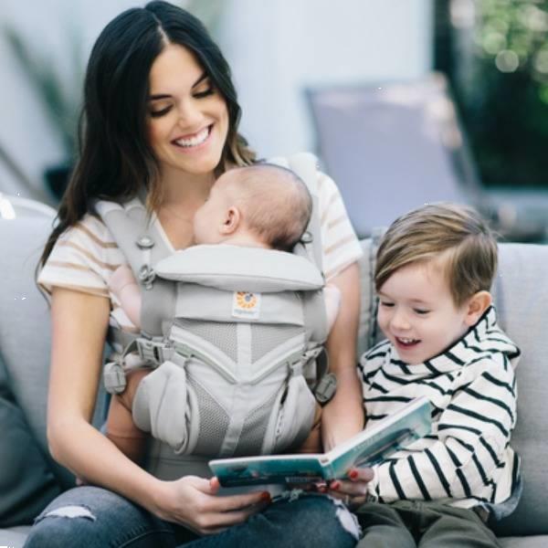 Grote foto babycarrier omni 360 cool air mesh pearl grey kinderen en baby overige babyartikelen