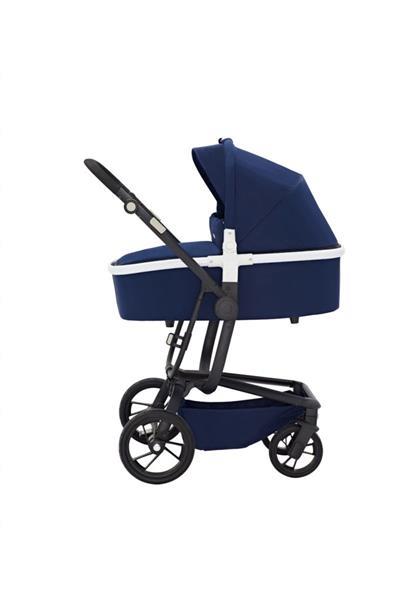 Grote foto spider de ideale all terrain wagen blauw zwart frame kinderen en baby kinderwagens