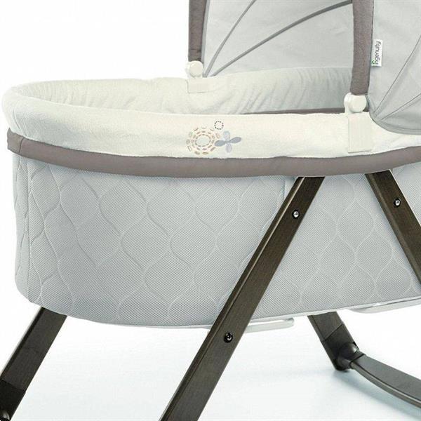 Grote foto ingenuity foldaway rocking wood reisbedje incl. bekleding en kinderen en baby complete kinderkamers