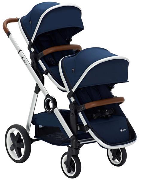 Grote foto duetpro kinderwagen voor 1 of 2 kinderen blauw kinderen en baby kinderwagens