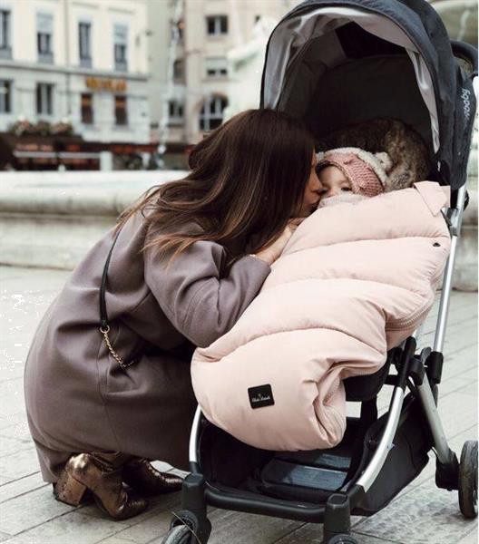 Grote foto zeer luxe voetenzak powder pink kinderen en baby overige