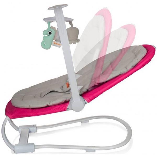 Grote foto zeno nesto bouncer relax wipstoel pink kinderen en baby wipstoeltjes