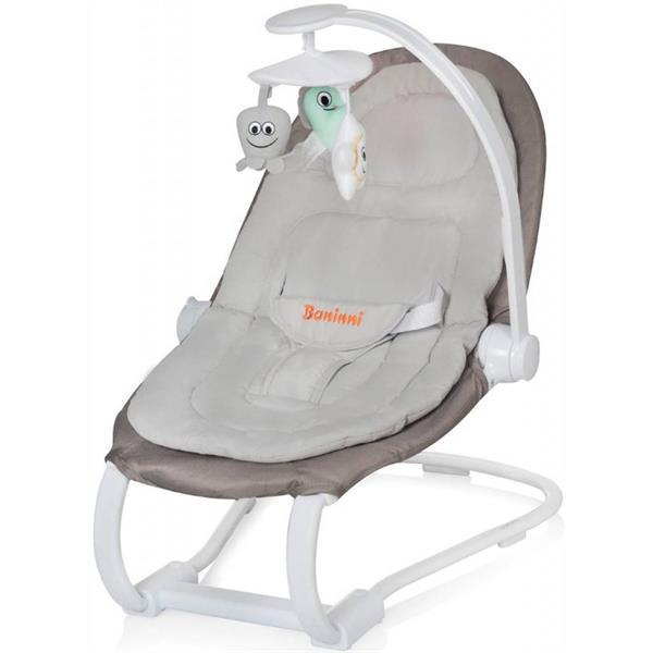 Grote foto zeno nesto bouncer relax wipstoel taupe kinderen en baby wipstoeltjes