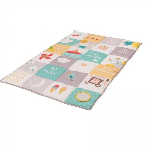 Grote foto i love big mat soft colours speelmat kinderen en baby babyspeelgoed