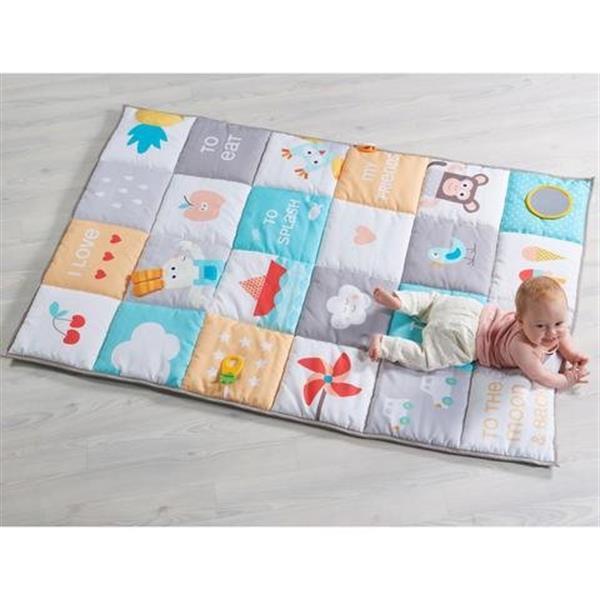 Grote foto i love big mat soft colours speelmat kinderen en baby babyspeelgoed