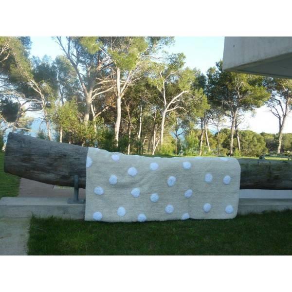 Grote foto topos crema dots beige. 100 katoenen vloerkleed kinderen en baby complete kinderkamers