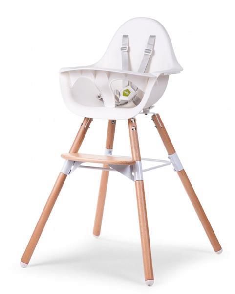 Grote foto evolu high chair kinderstoel 2 in 1. naturel wit kinderen en baby kinderstoelen