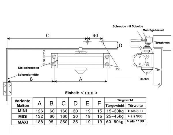 Grote foto hyrdaulische deurdranger voor binnen en buitendeuren huis en inrichting overige huis en inrichting