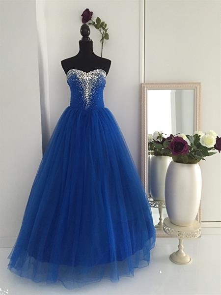 Grote foto royalblauwe trouwjurk maat 32 t m 42 kleding dames trouwkleding