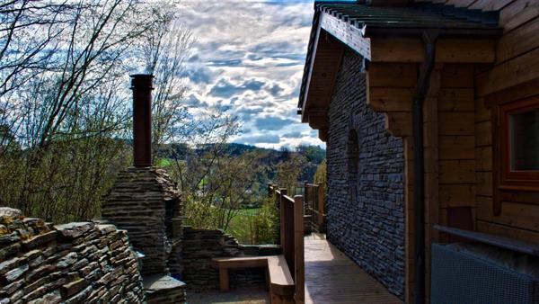 Grote foto durbuy ardennen unieke wellness chalet te huur vakantie belgi