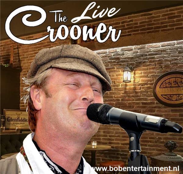 Grote foto live lazy lounge croonin muziek en instrumenten zangers en zangeressen