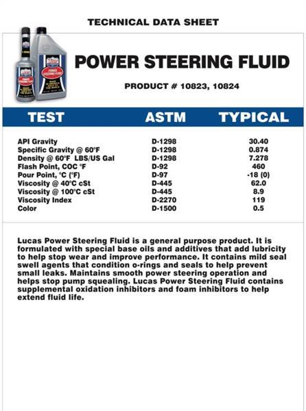Grote foto lucas power steering fluid artikelnummer 10823 auto onderdelen overige auto onderdelen